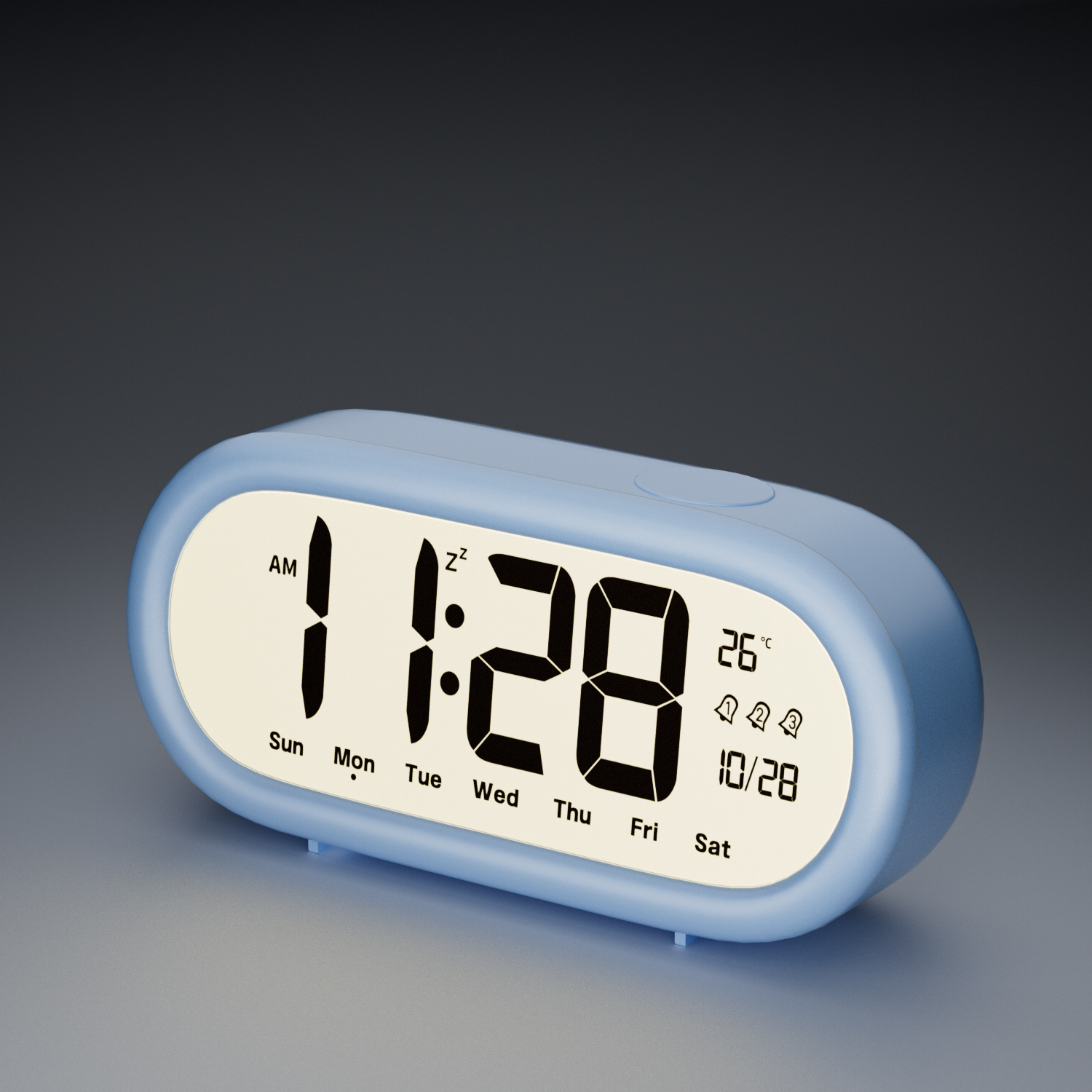 LCD alarm clock student special new smart children electronic clock desktop bedroom home living room bedside clock