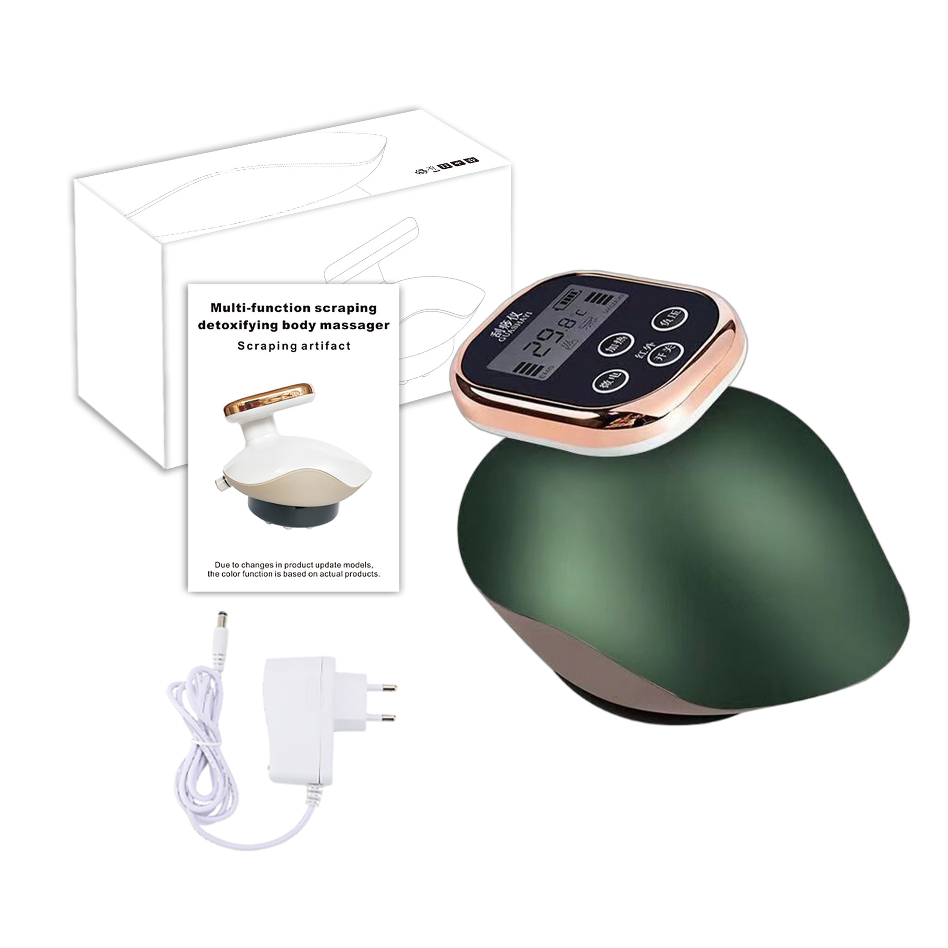 Electric Gua Sha Device Household Acupoint Meridian Dredging Back Cupping Suction Sha Whole Body Massage Portable