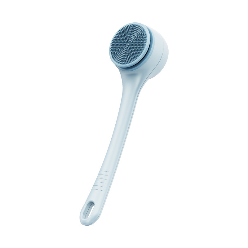 Electric Double Handle Bathing Brush Long Handle Back Scrub Detachable Face Scrub Back Massage Automatic Ash Bathing Waterproof