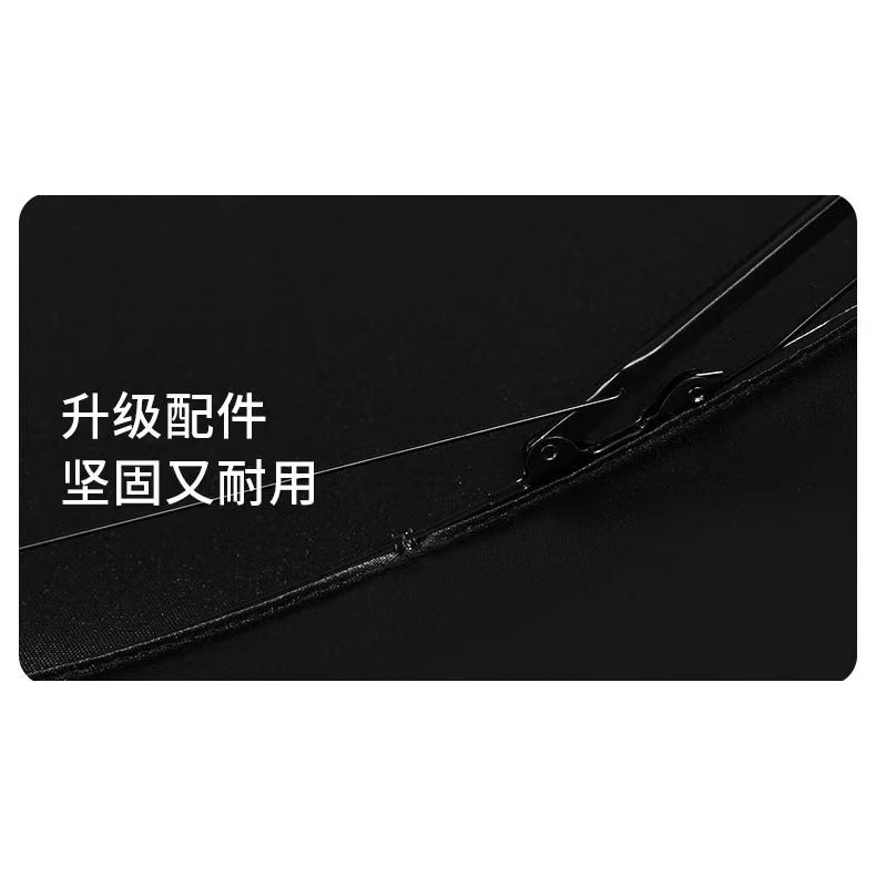 Three-Fold Rain Umbrella Eight-Rib Floral Manual Umbrella Black Glue Sunscreen Anti-Splash Portable Folding Sun and Rain Umbrella