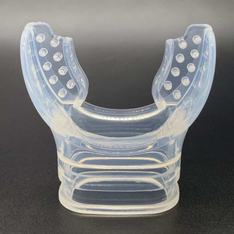 Professional silicone mouthpiece two-color regulator diving mouthpiece snorkel accessory second stage silicone mouthpiece