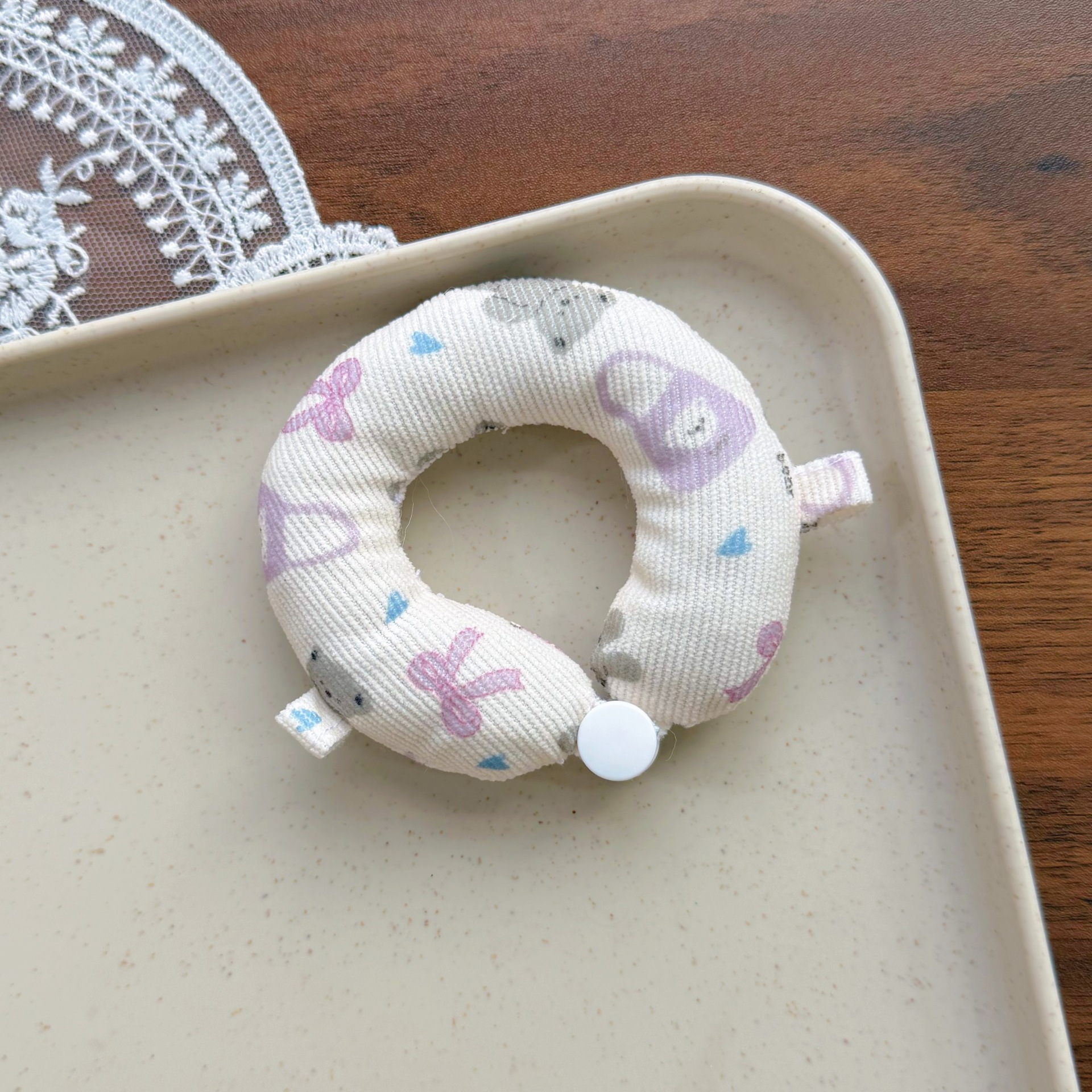 Zsiga Gazi sister/Mlolly/Dimoo/cotton doll 10cm outdoor U-shaped pillow lanyard anti-lost buckle pendant