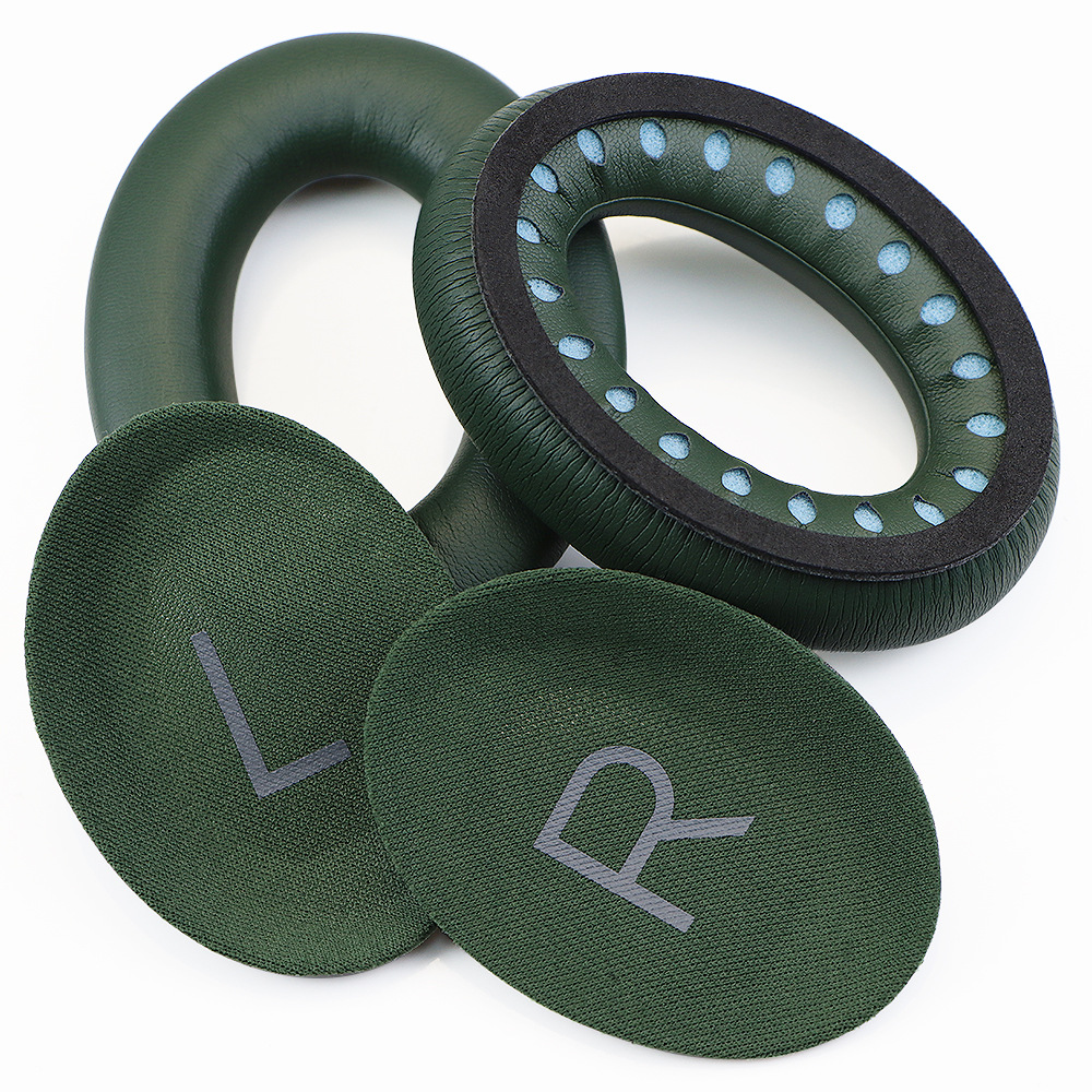 For Bose QC45 headphone sponge earpads special protein leather over-ear headphone ear cushions accessories