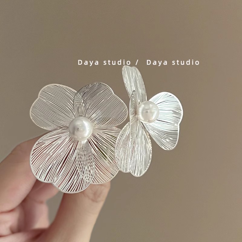 2025 New Vacation Style Earrings Suitable for Summer Earrings Forest Fairy Super Sweet Flower Petal Earrings