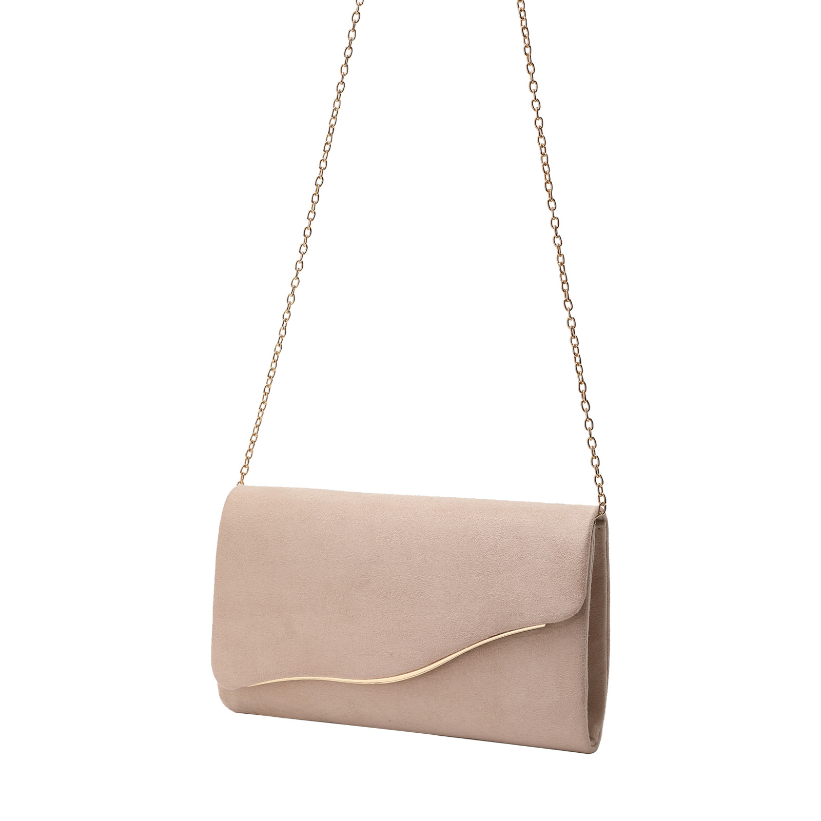 Women's Evening Bag Fresh Sweet Simple Clutch Bag Chain Shoulder Crossbody Bag Banquet Evening Dress Bag