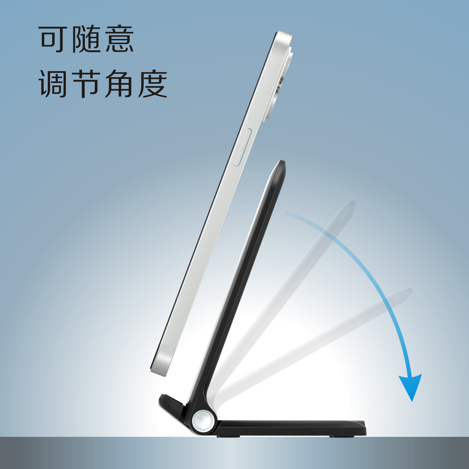 Multi-Functional Vertical Foldable Wireless Charger 15W for Apple Huawei Phone Fast Charging