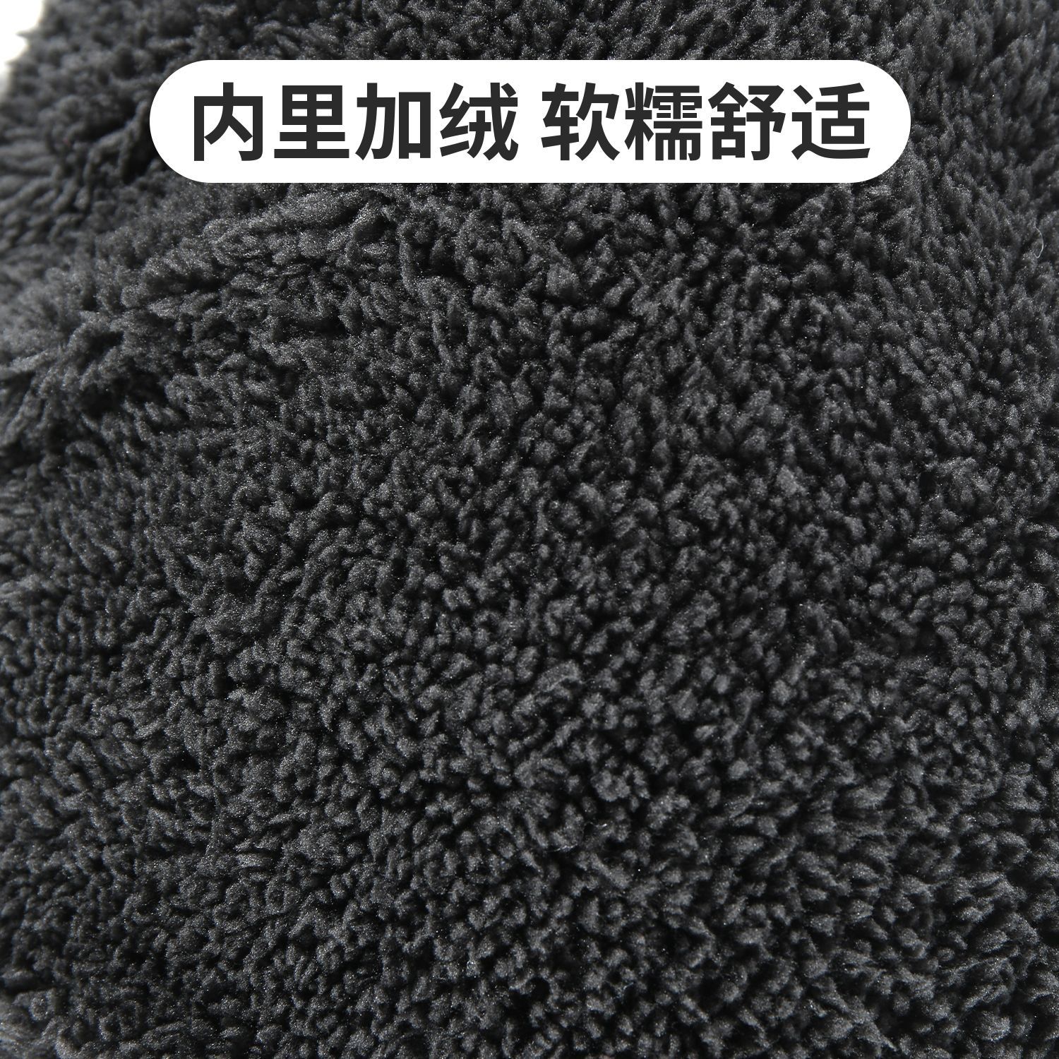 Knitted Hat Autumn Winter Men's Double-Layer Fleece-Lined Thick Wool Hat Warm Outdoor Cold-Proof Beanie