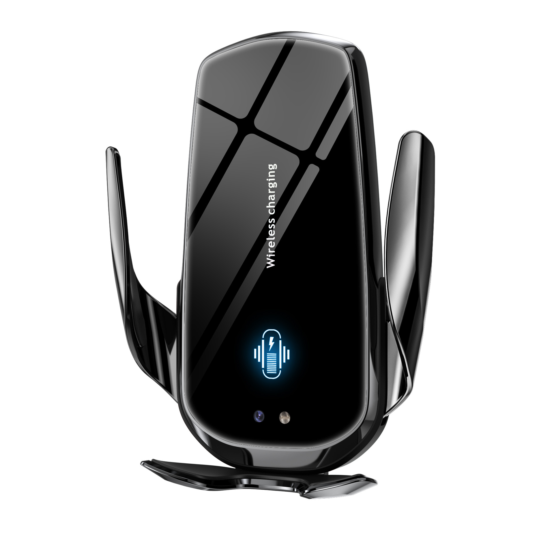 New F4 Car Wireless Charger Car Charger Smart Infrared Induction Fast Charging with Magnetic Head Phone Holder