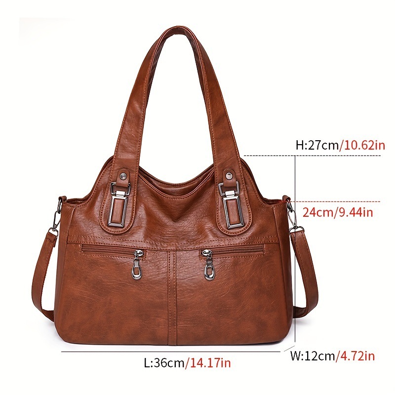 2026 new PU mom bag elderly women's crossbody bag single-shoulder bag mother-in-law large capacity women's bag gift for mother-in-law bag