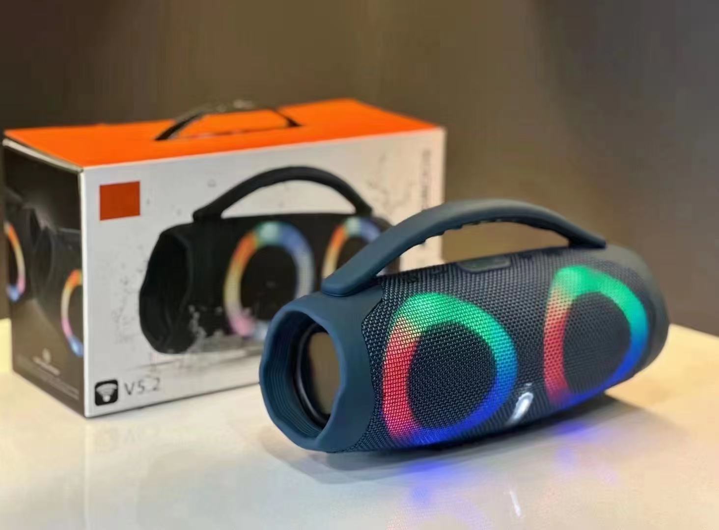 BOX3 MINI RGB Small Fighter Third Generation Portable Card Wireless Bluetooth Speaker