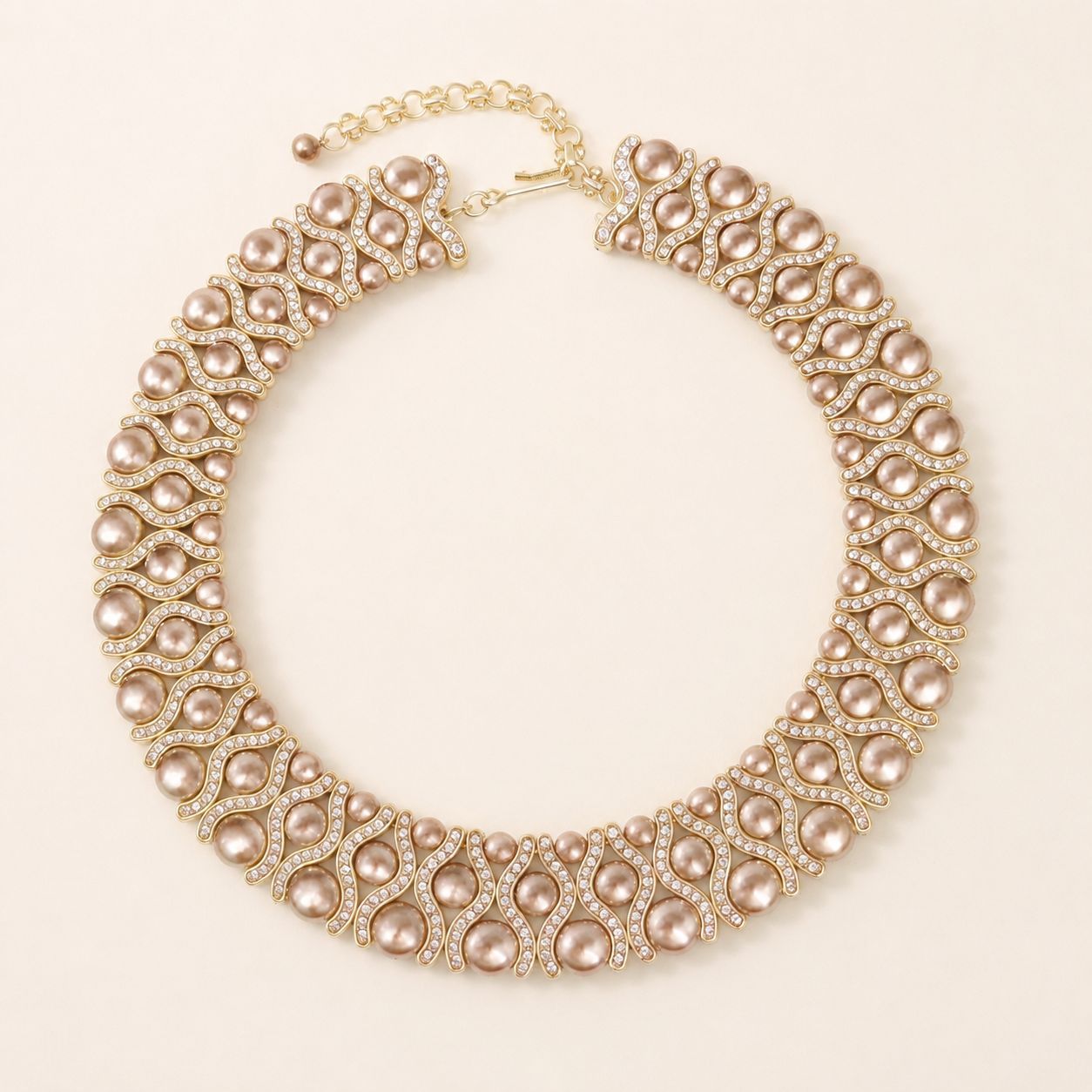 Qingdao vintage double-layer pearl bracelet handmade glass simple women's bracelet elegant accessories