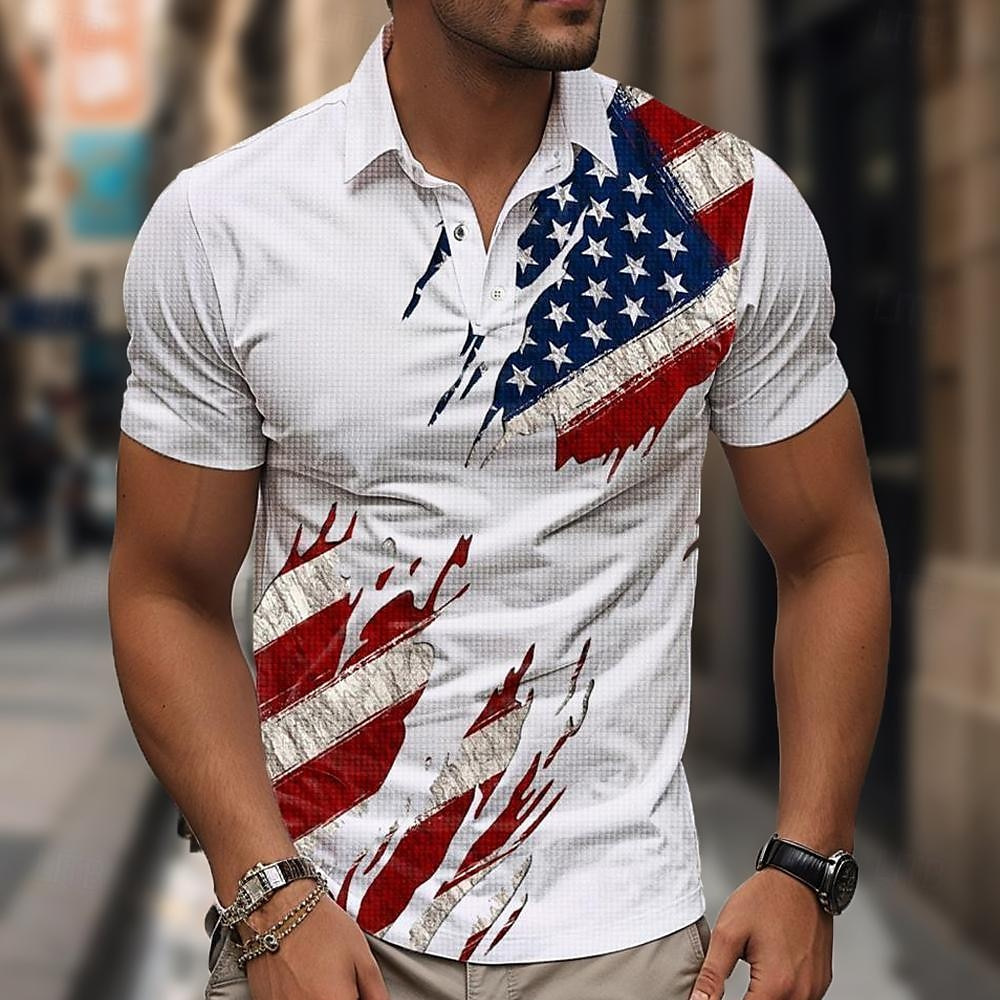 2026 New Men's Short Sleeve Polo Shirt Cross Climber Sports Casual