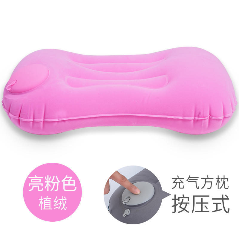 Press-Type Inflatable U-Shaped Pillow Sample Add Logo Air Pillow Core Office Backrest Pillow Portable Neck Protection Pillow