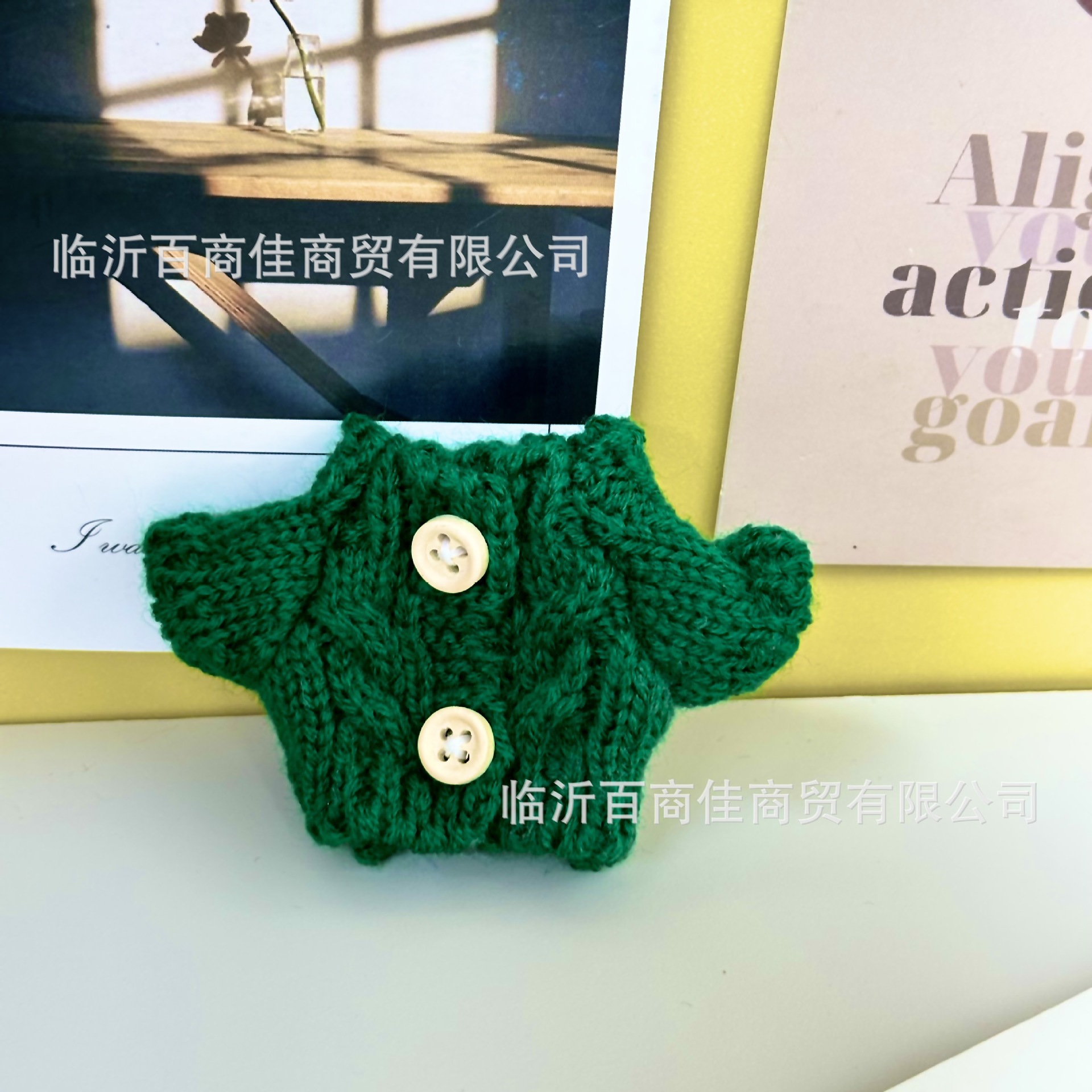 深绿色毛衣纽扣款 · 高5CM----------宽5CM