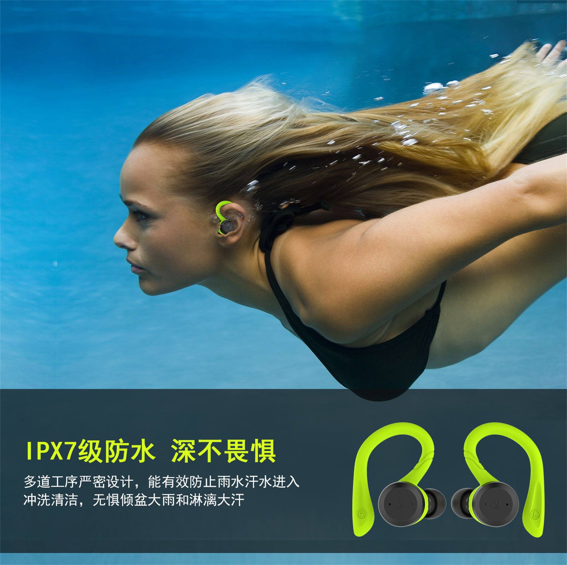 Translation Bluetooth Earphones Sports Earphones Waterproof Bluetooth Earphones Ultra-long Standby Wireless Bluetooth Earphones