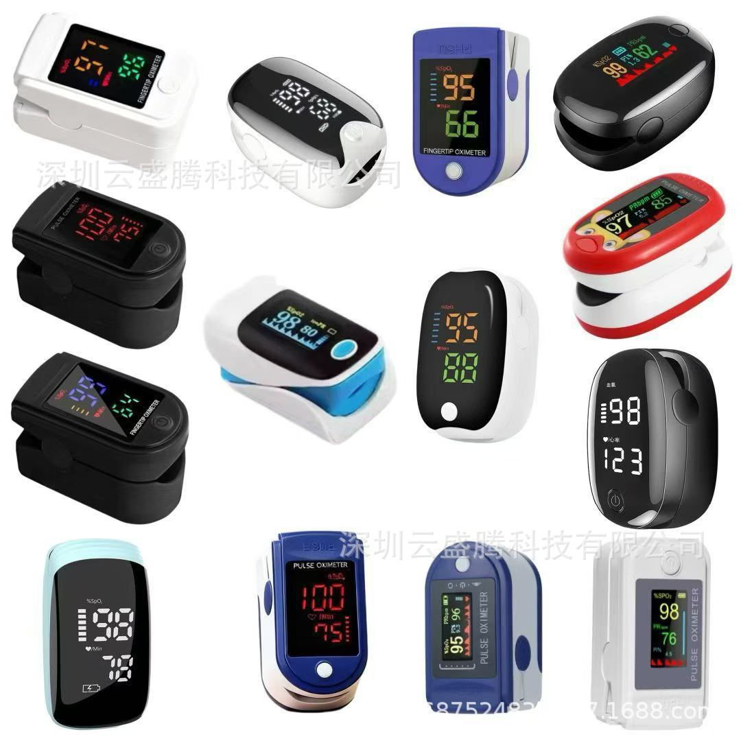 Oximeter CE Finger Clip Portable Pulse Oxygen Saturation Monitor Sleep Monitoring Heart Rate Oximeter