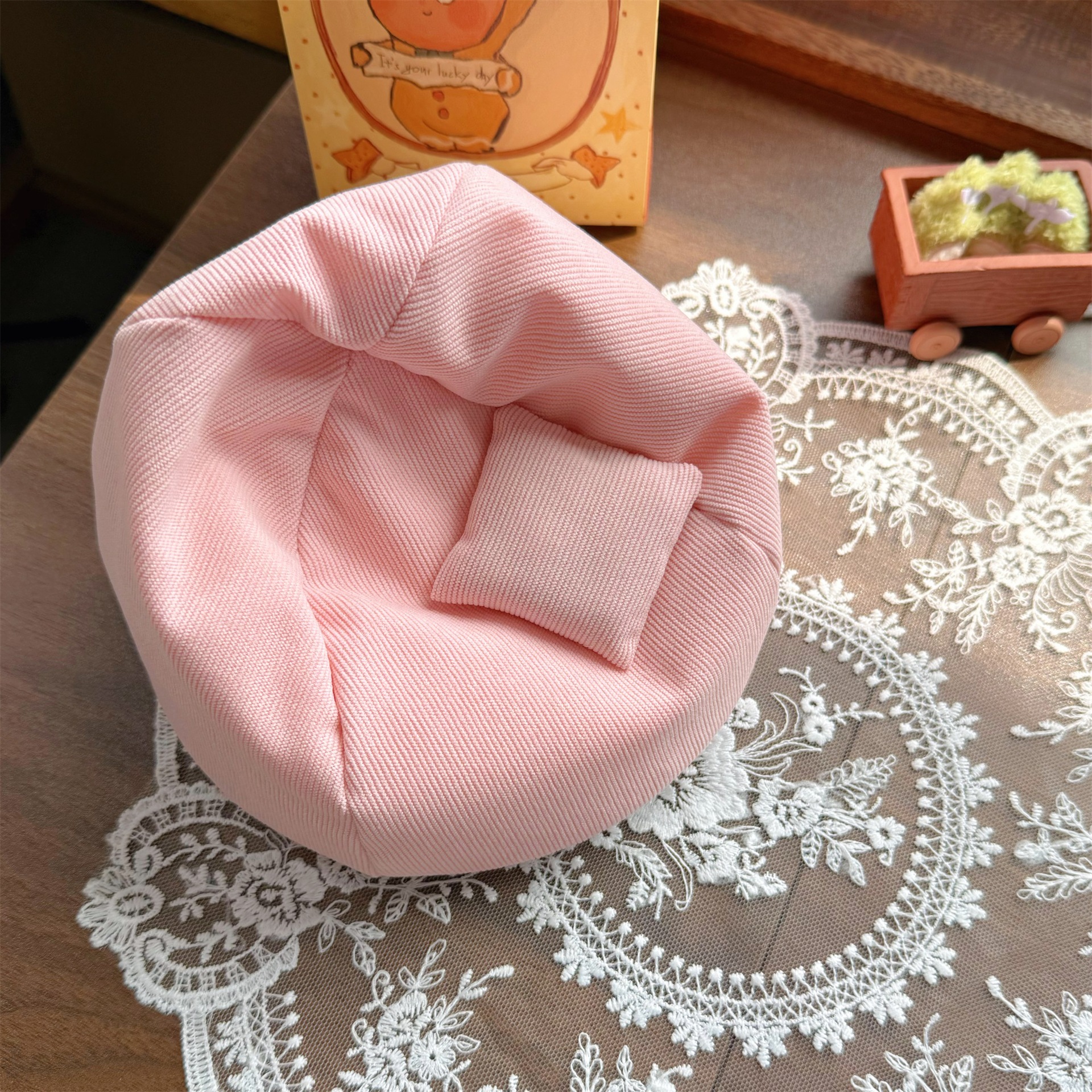 Zsiga 8/1 doll lazy sofa bjd 6-point 15cm 10cm plush doll sofa mini sofa bed pillow