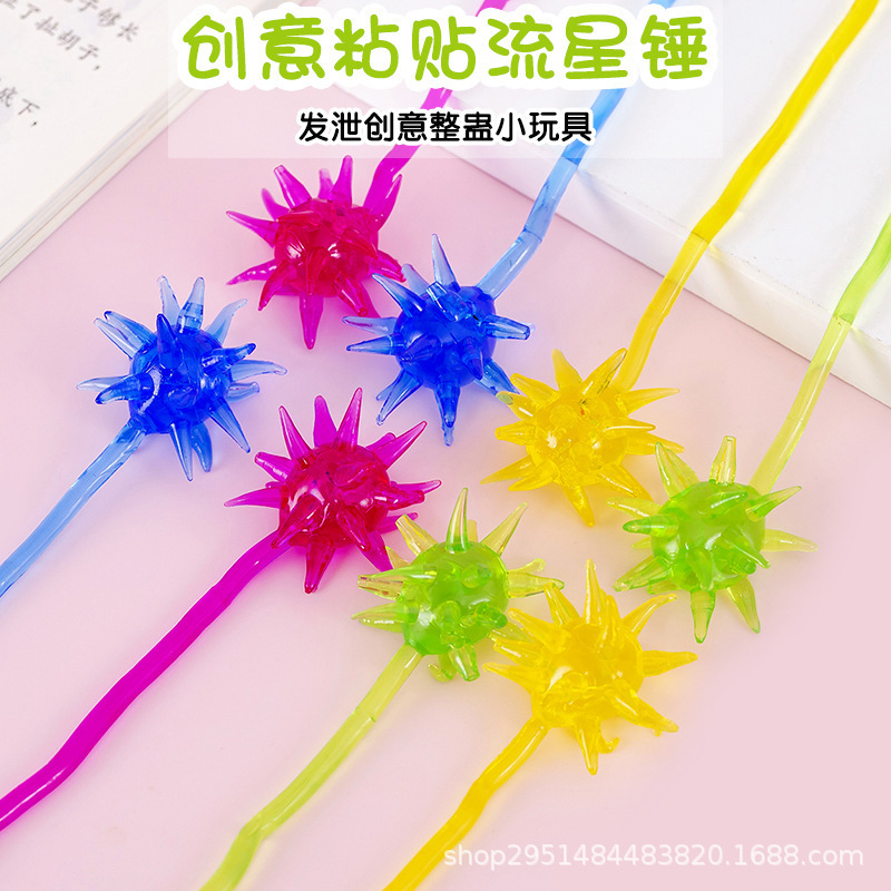 Sticky Palm Elastic Stretchable Sticky Hand Toy Wall-Climbing Spiderman Sticky Little Hand Children's Stress-Relief Fun Prank