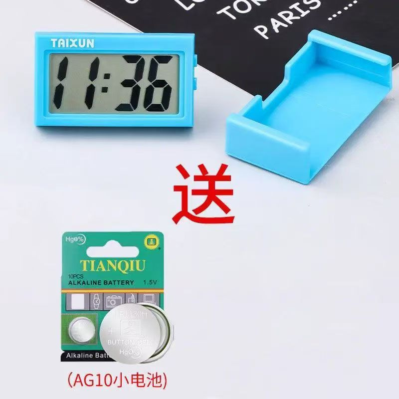 Large Screen Home Electronic Watch Adhesive Digital Electronic Clock Upgraded Version Car Electronic Watch Simple Large Character Watch