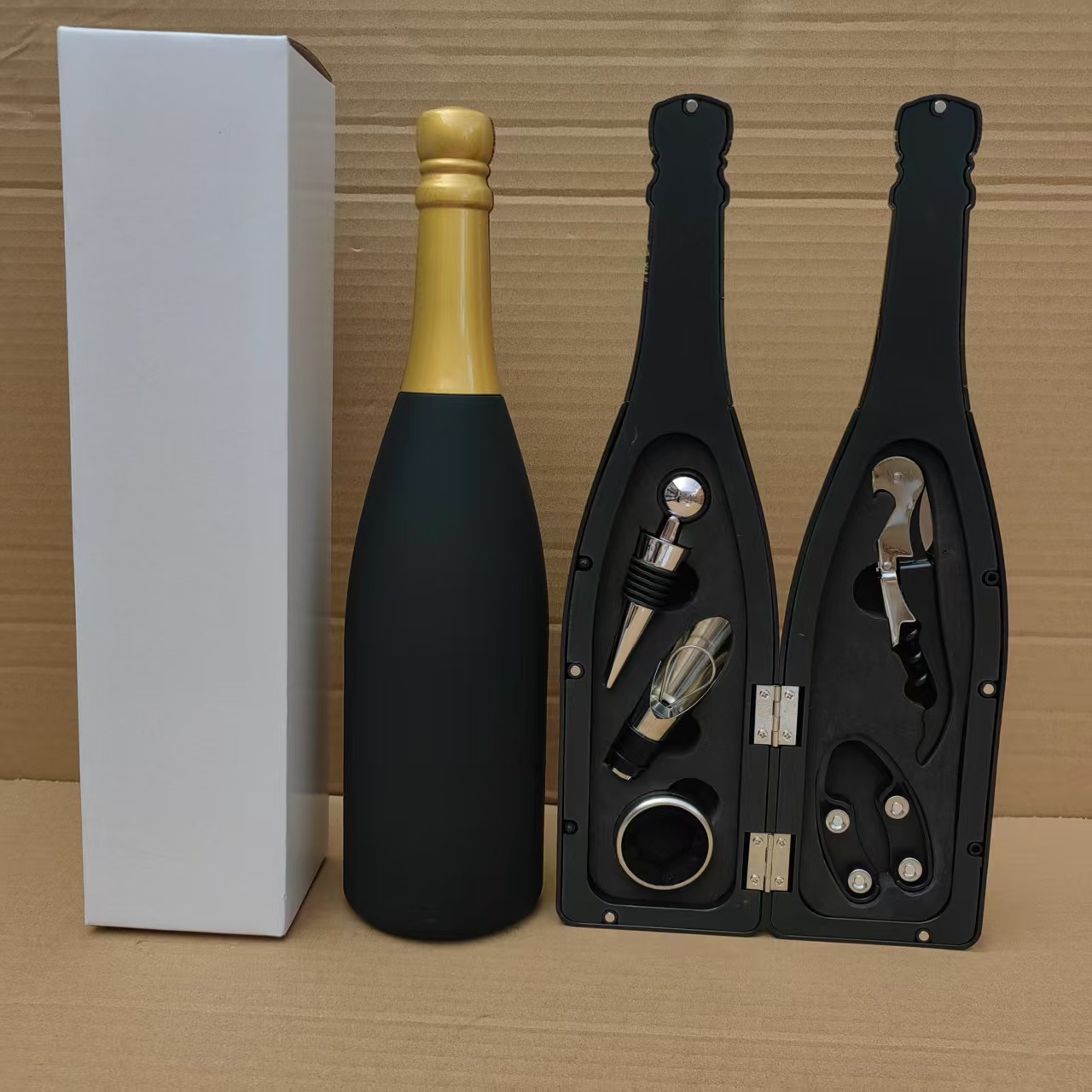 Red wine tool set large bottle five-piece set red wine tool box corkscrew wine tool gift