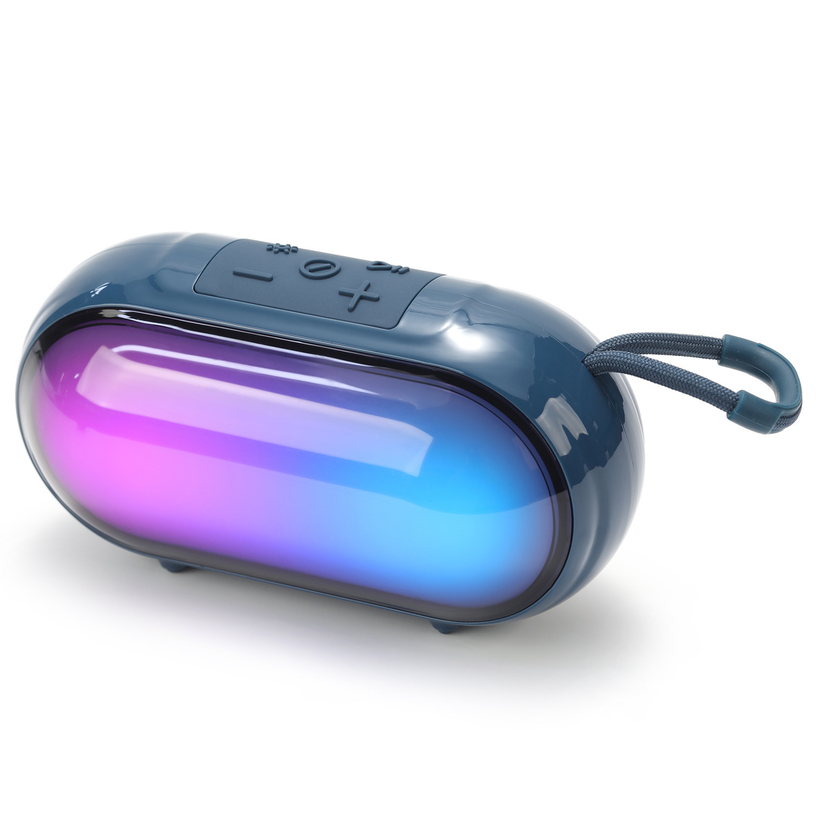 TG692 Pill-Shaped Color Light Large Battery Bluetooth Wireless Radio Speaker Rechargeable Portable Gift Speaker