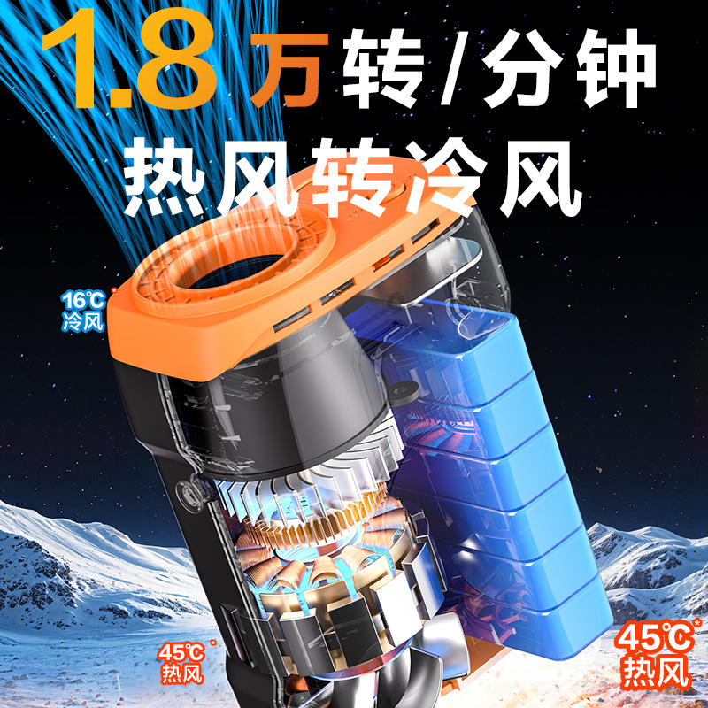 Bluetooth Speaker Waist Fan USB Charging Neck Hanging Portable High Wind Long Battery Life Outdoor Small Fan
