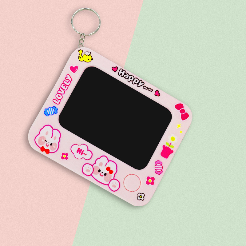 Cartoon Mini Drawing Board Small Keychain Cartoon Small Drawing Board Cute Backpack Pendant Small Gift Toy