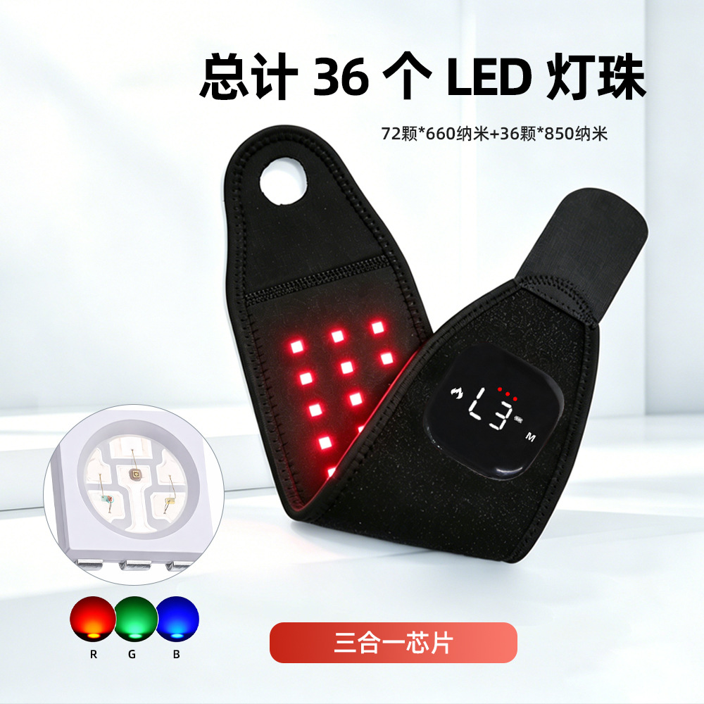 Massage Red Light Heat Compress Pulse Power Bank Red Light Wrist Support Relieve Fatigue Tenosynovitis Wrist Band Therapy Wrist