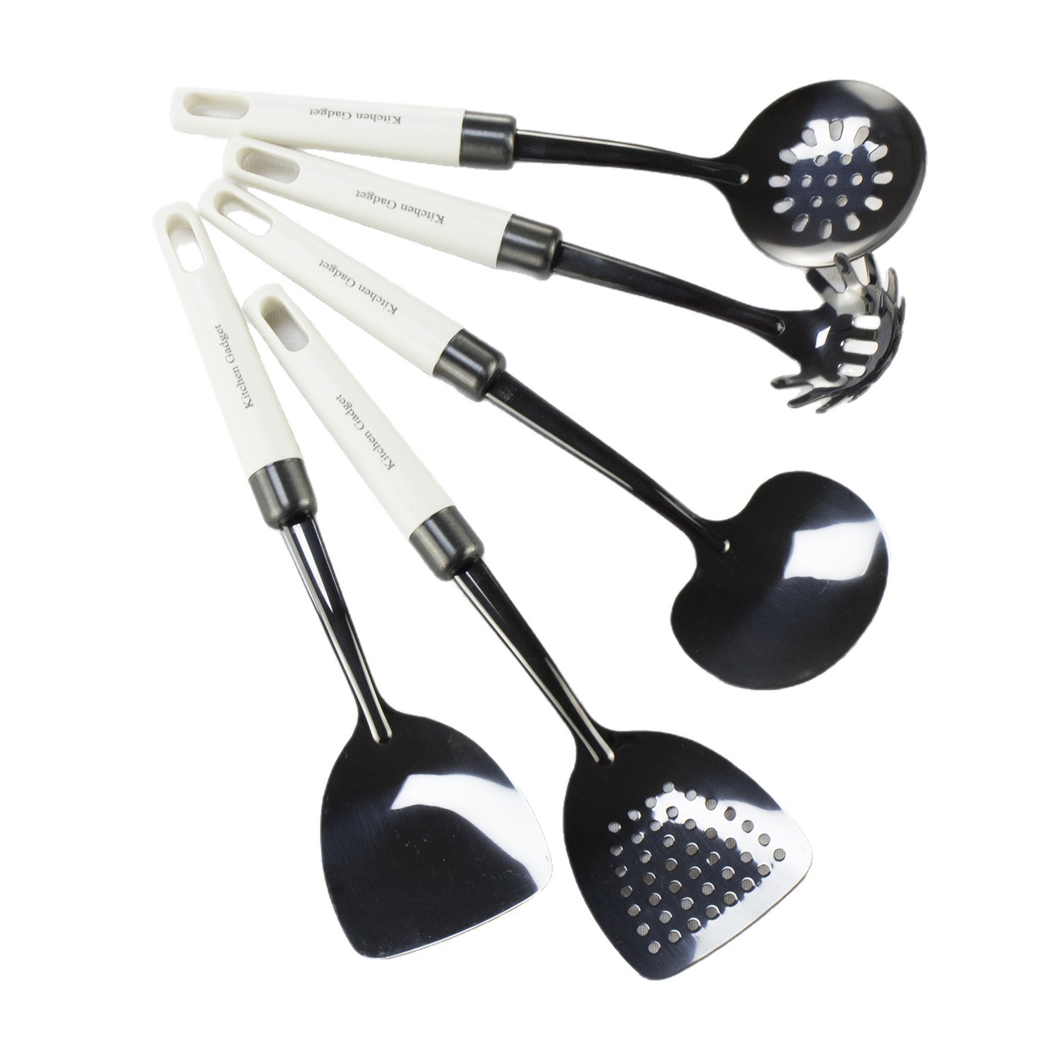 Household cooking stainless steel kitchen utensil slotted spoon filter mesh spoon household hot pot spoon spatula kitchen utensil soup spoon pot