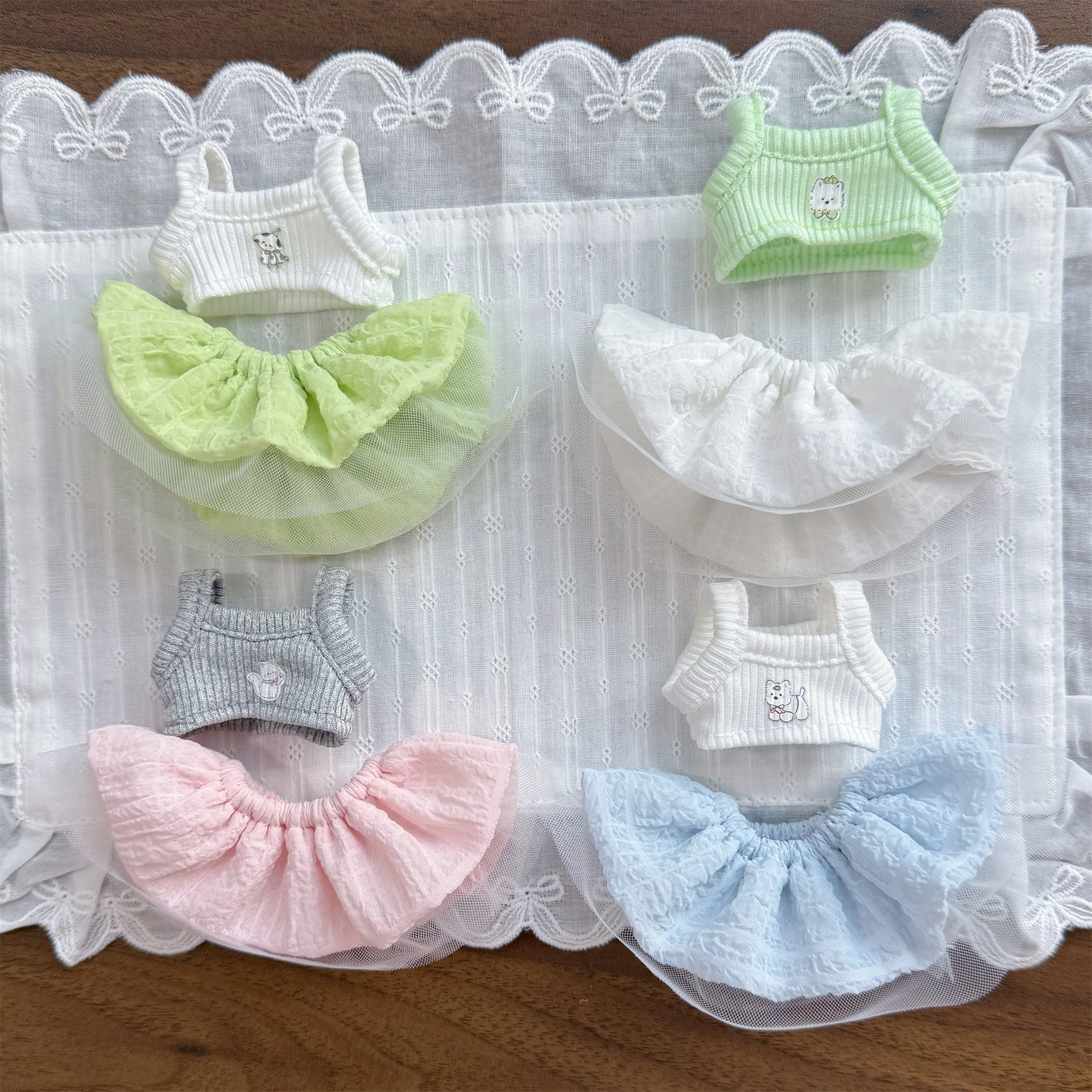 New zsiga Gazi sister doll clothes 1/8 posable doll tank top small skirt doll replacement summer