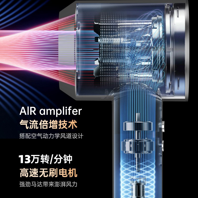 Hotel high-speed hair dryer home wall-mounted hair dryer no drilling bathroom toilet hair dryer customization