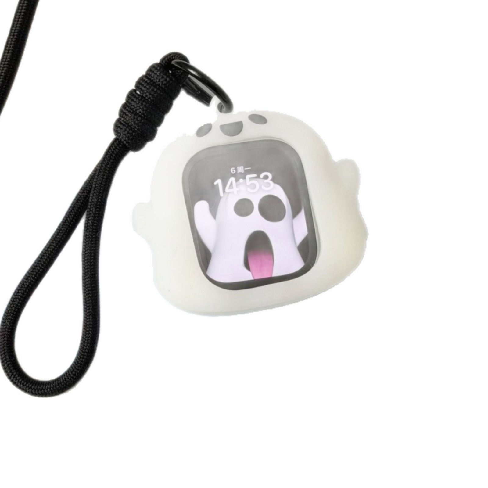 Glow in the dark ghost compatible Apple watch Apple watch S11/10/9 protective case iWatch Ultra soft case