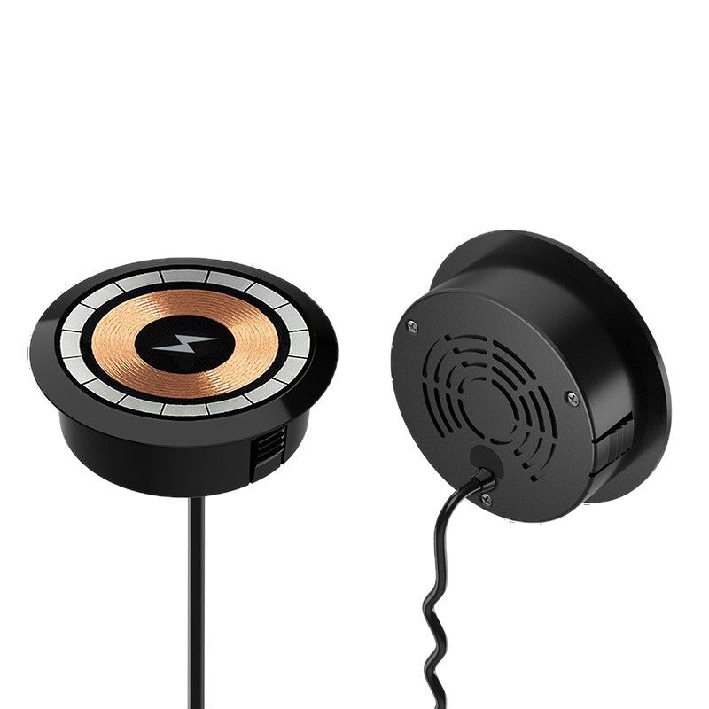 [] 25W Magnetic Embedded Wireless Charger Hidden Desktop Wireless Charger Sofa Bedside