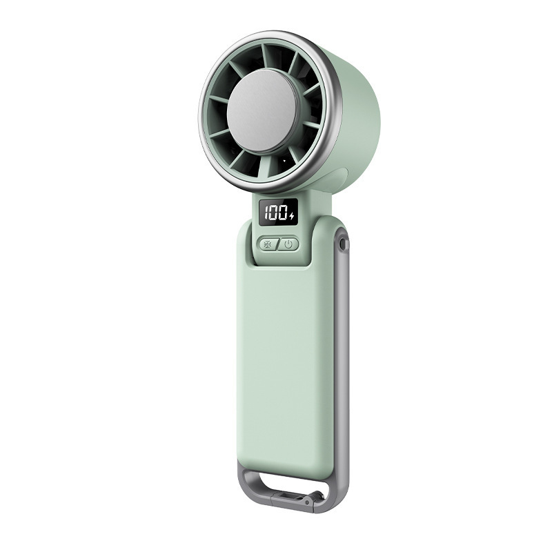 N612 Handheld High Speed Small Fan USB Charging New Ice Compress Foldable Handheld Turbo Electric Fan