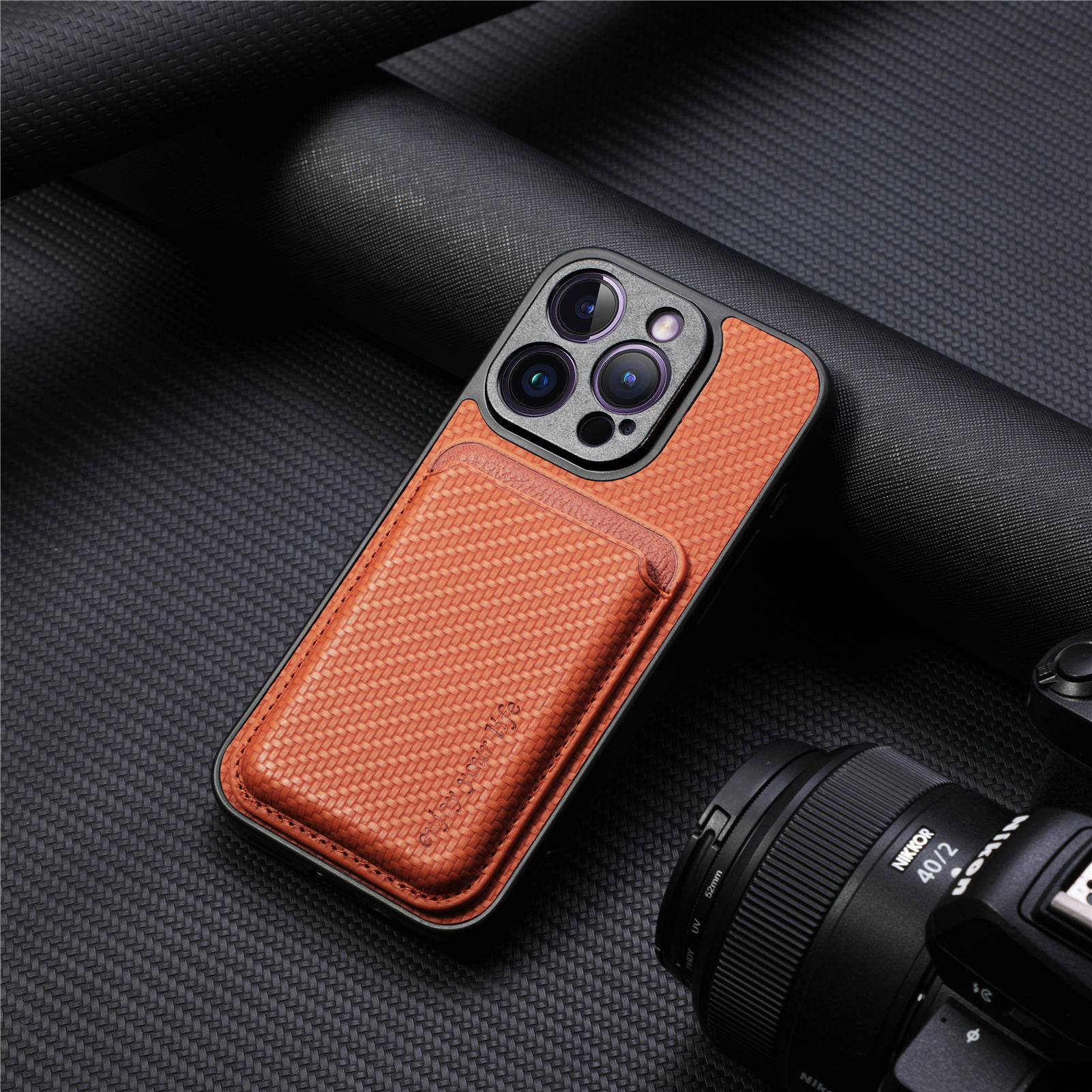 For Redmi Note 14 back sticker Magsafe magnetic card case 14C phone case Xiaomi 14T Pro protective leather case