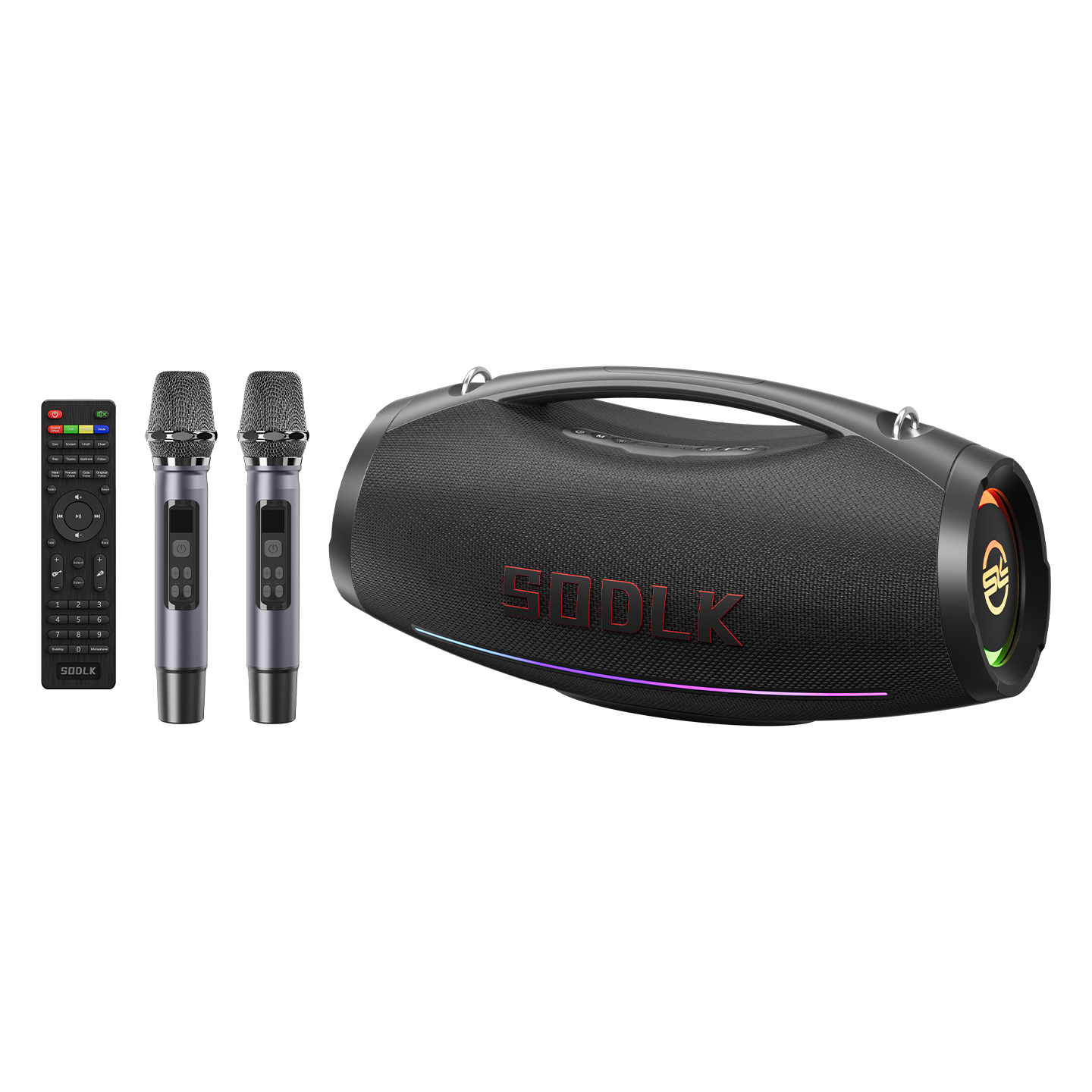 500W Three-Way Bluetooth Speaker Super Subwoofer Outdoor Home KTV Singing Instrument HiFi Audio