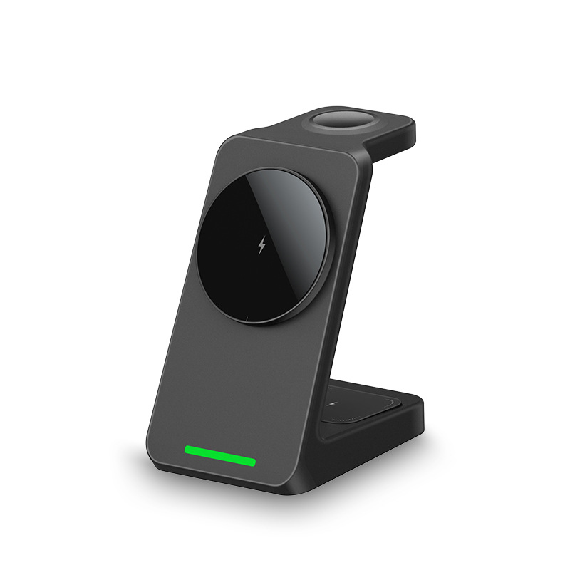 New Magnetic 3-in-1 Wireless Charger for iPhone Headphones AirPods Watch Wireless Charging