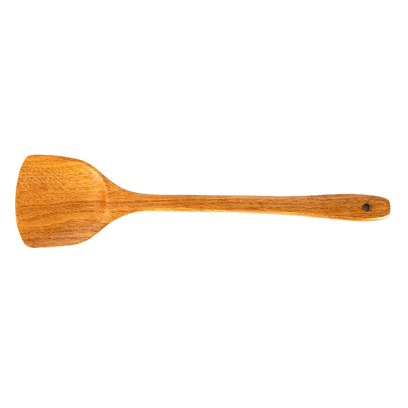 Home Camphor Wood Long Handle Wooden Spatula Japanese Kitchen Tool Set Non-stick Pan Wooden Spatula