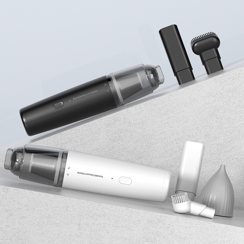 Mini Portable Car Vacuum Cleaner Home and Car Use High Power Wireless Charging Handheld Vacuum Cleaner