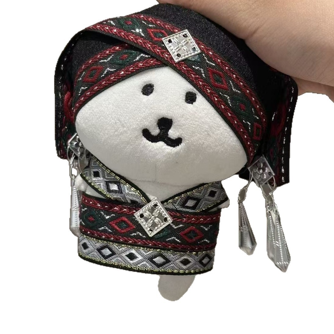 Labubu clothes accessories Chinese style self-deprecating bear Zhuang ethnic style doll clothes 10cm13cm17cm doll clothes doll