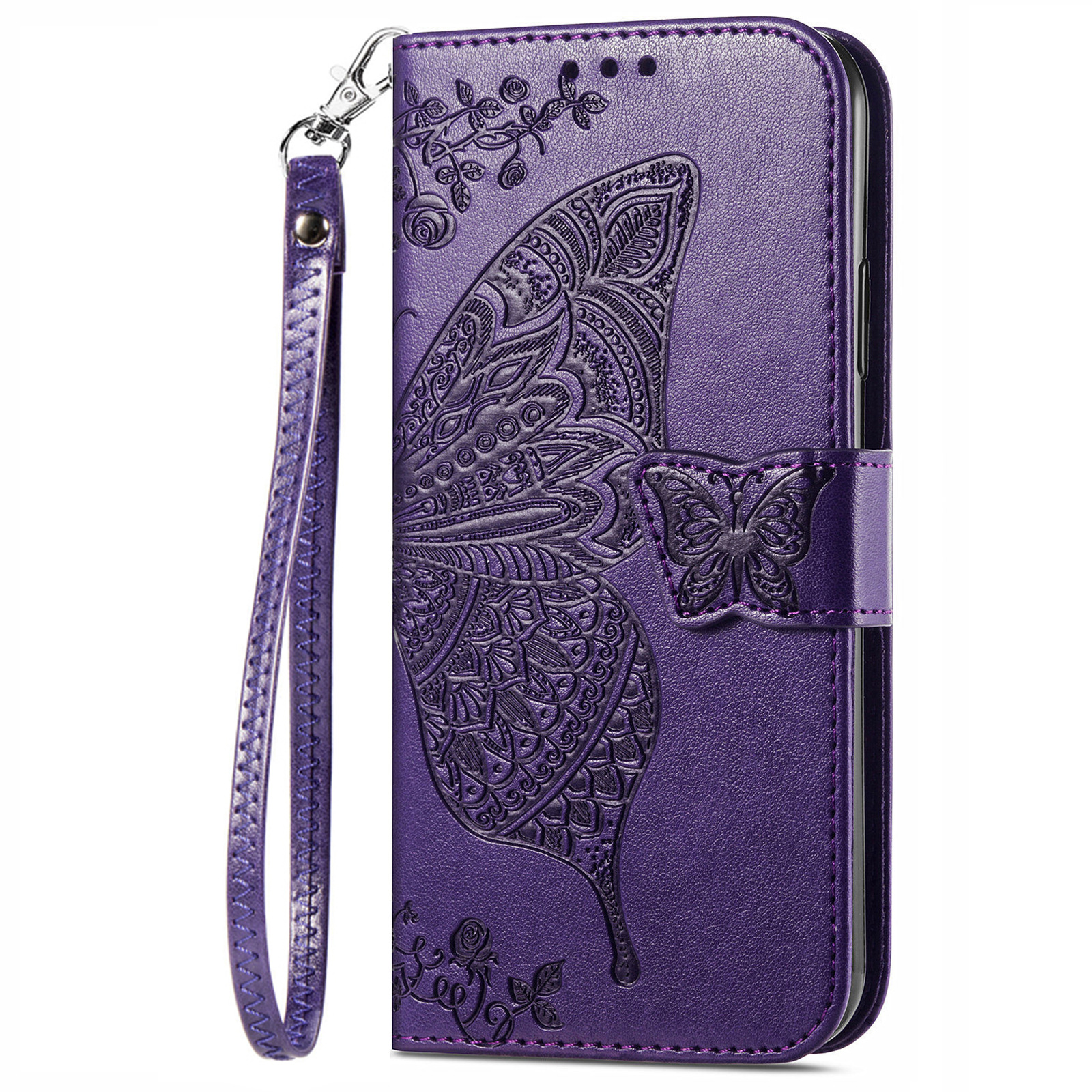 For Apple 18Pro phone leather case flip iPhone17 phone case embossed XR leather protective case