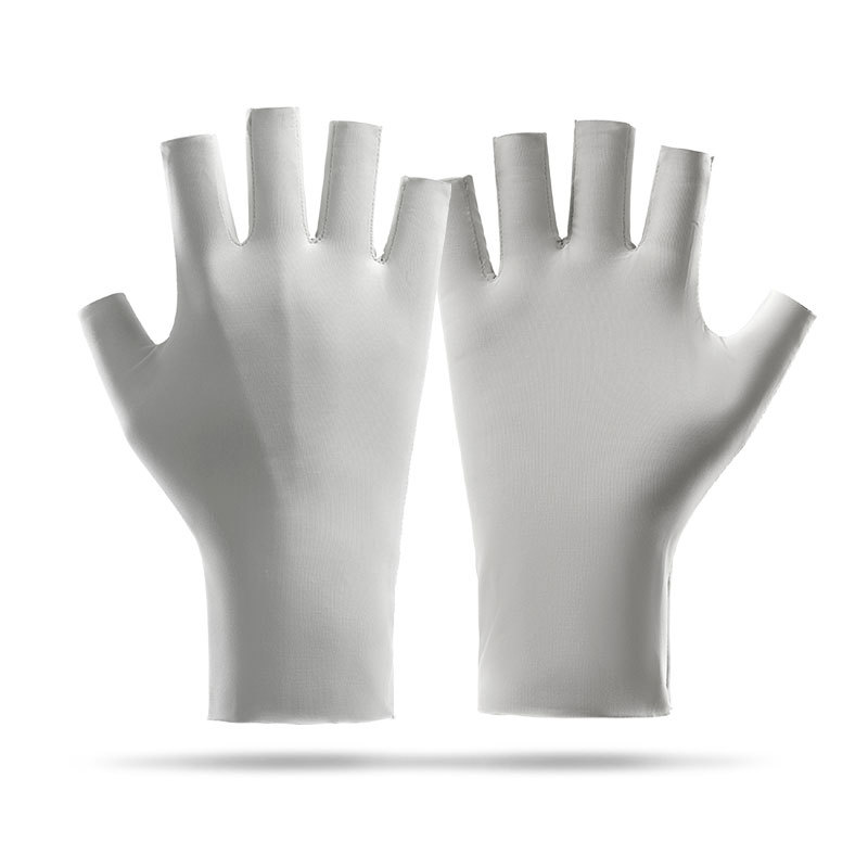 Sun Protection Gloves for Women, Summer Thin Style, Anti-Uv, Outdoor Cycling, Electric Bike Driving, Sunshade, Non-Slip, Fishing, Ice Silk