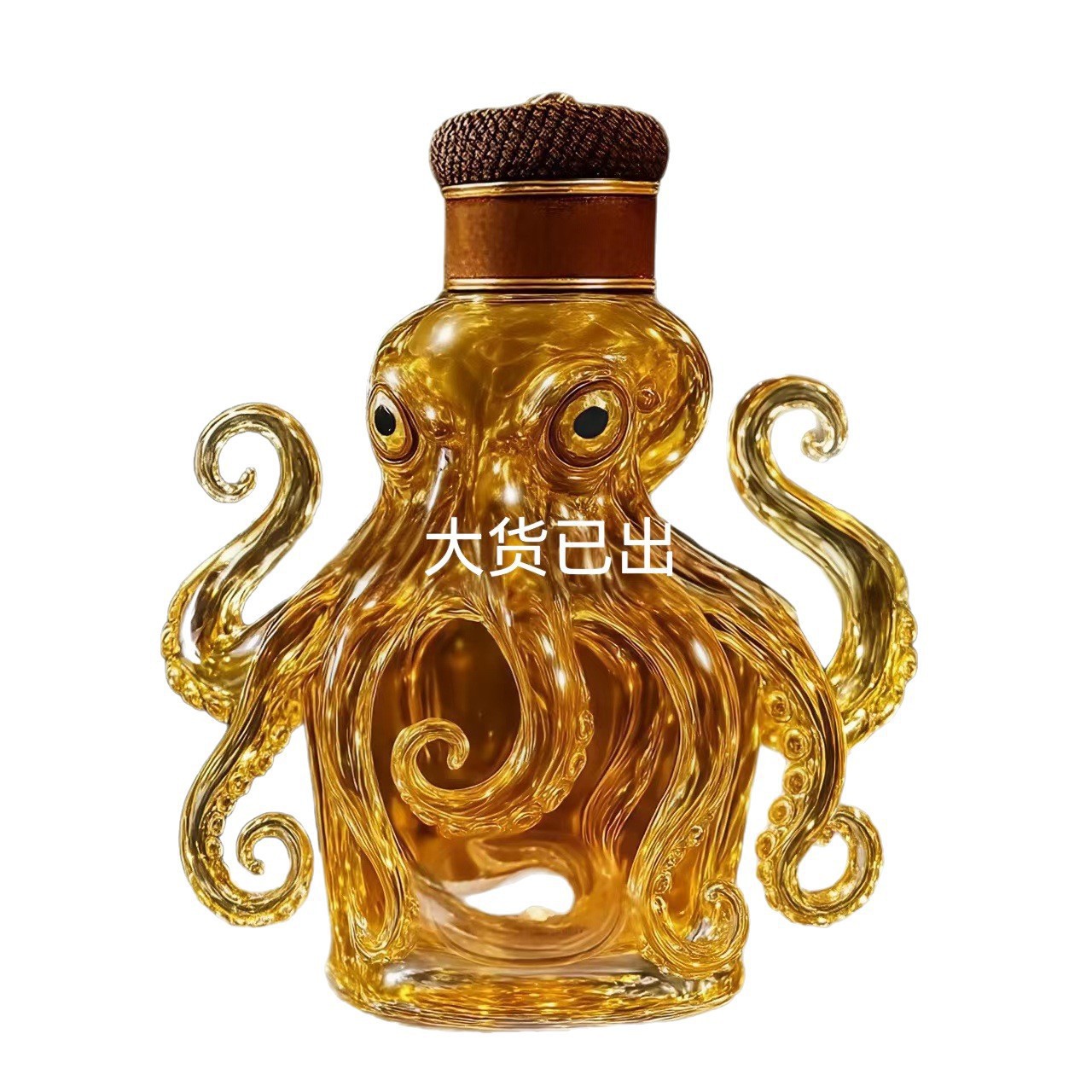 Animal soaking bottle whiskey bottle octopus shape whiskey bottle cute octopus