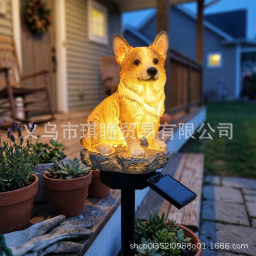 2026 New Spaceship Gorilla Resin Solar Panel Outdoor Garden