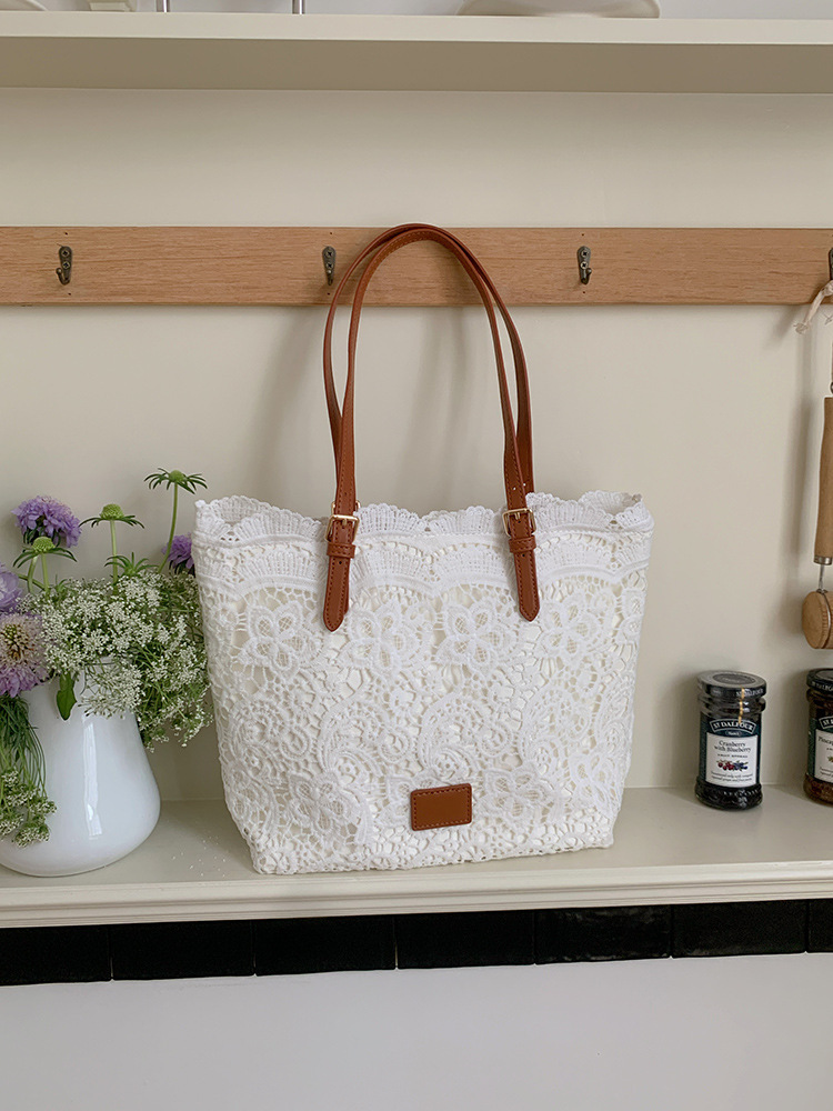 Fairy Lace Tote Bag 2026 New Large Capacity Handheld Shoulder Bag