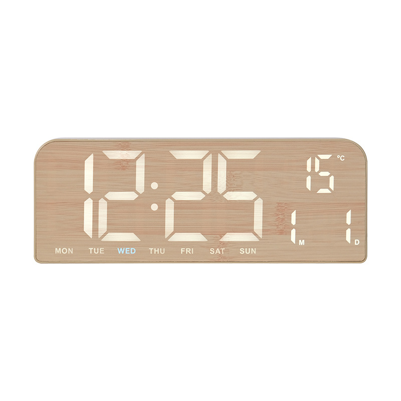 New Large Screen Alarm Clock Simple LED Desktop Clock Clock Large Size Table Clock Hanging 0707