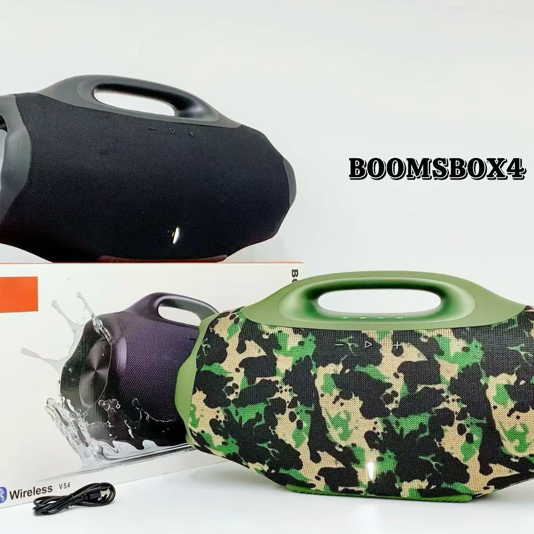150W Super War God 4 Wireless Bluetooth Speaker Outdoor Sports BOMBOX4 Portable Gift TWS Speaker