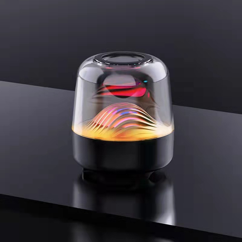 2026 New Glaze 4th Generation Colorful Light Bluetooth Speaker Mini Manhattan Small Speaker Computer Card Bass