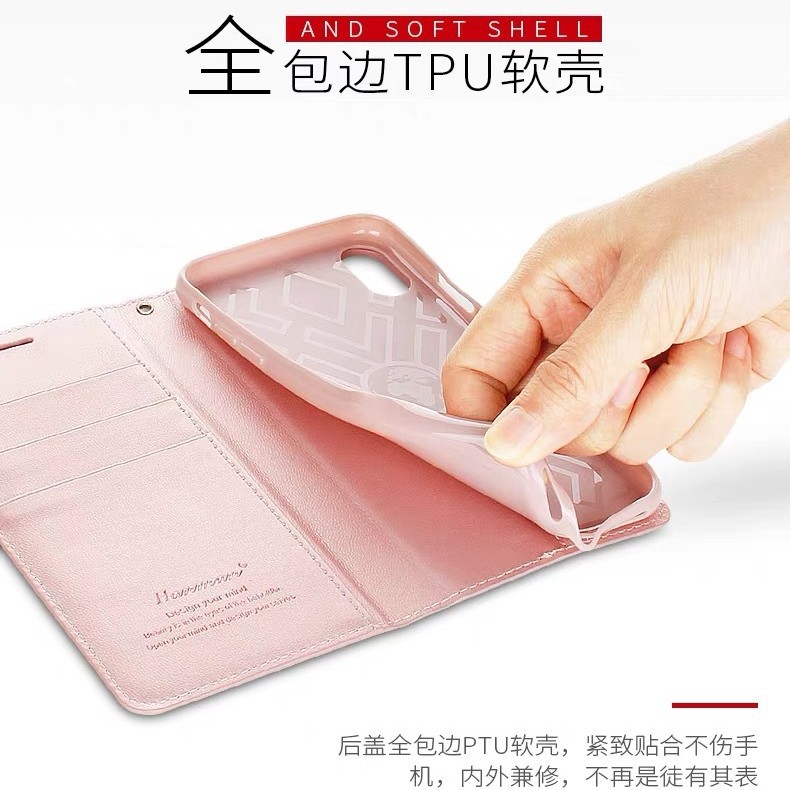 Compatible with Apple iPhone 13 14 15 16 17 Solid Color Magnetic Leather Case with Stand Card Slot Phone Protective Case