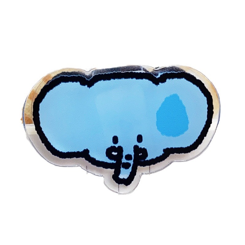 Sealing Clip Fridge Magnet Magnetic Sealing Clip Baby Food Clip Cartoon Snack Kitchen Household Acrylic Clip
